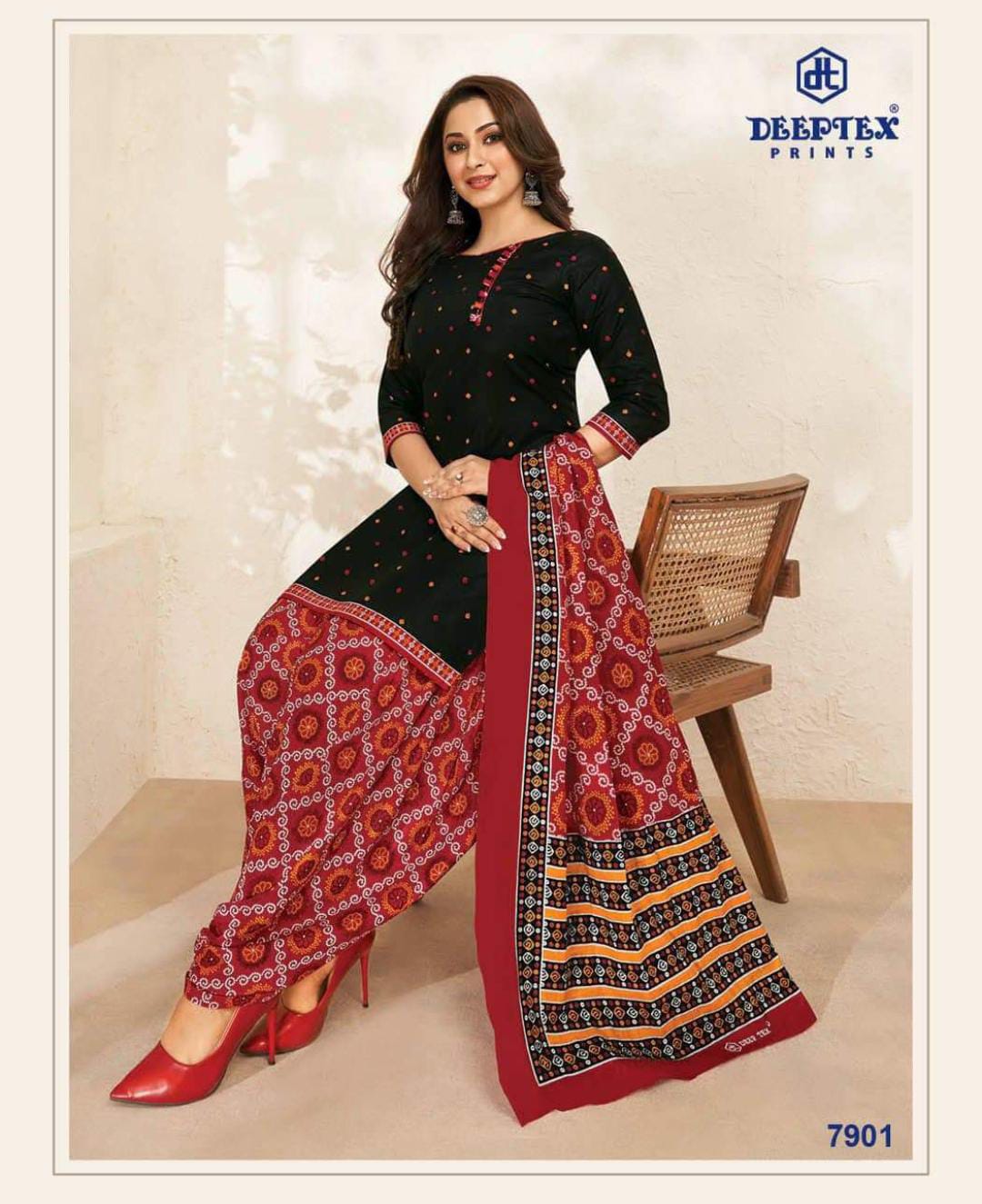 Deeptex Vol 79 Printed Cotton Dress Material Catalog